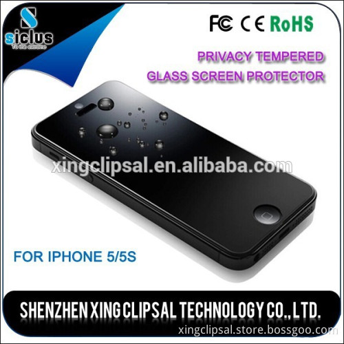 9H 0.3mm 2.5d Privacy Anit-spy Tempered Glass Screen Protector Film for for Samsung S3 mini
